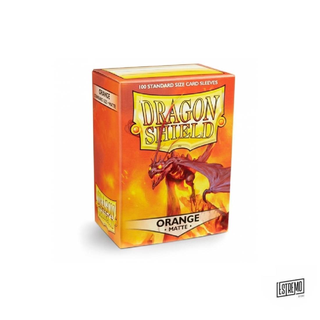 Dragon Shield Standard Size Matte 100 Bustine Protettive Orange