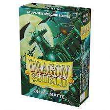 Dragon Shield Japanese Size Matte 60 Bustine Protettive Olive