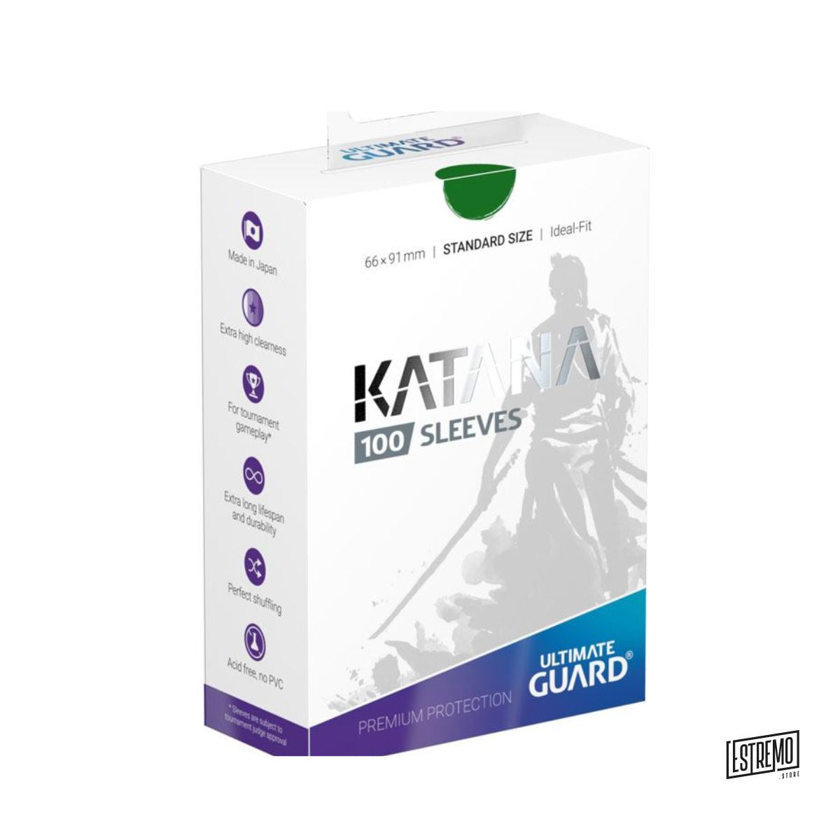 Ultimate Guard Katana Sleeves Standard Size Green (100)