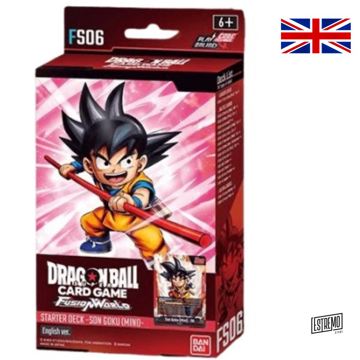 Dragon Ball Super Card Game: Fusion World - Son Goku (Mini) FS-06 - Starter Deck (ENG)