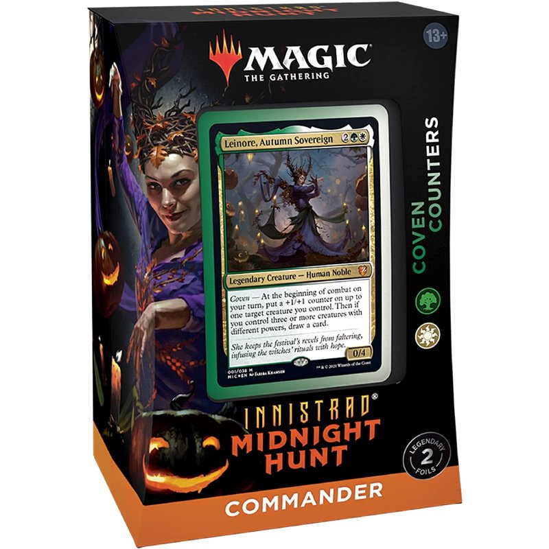 Mtg Mazzo Commander Deck Innistrad Midnight Hunt Coven Counters Inglese