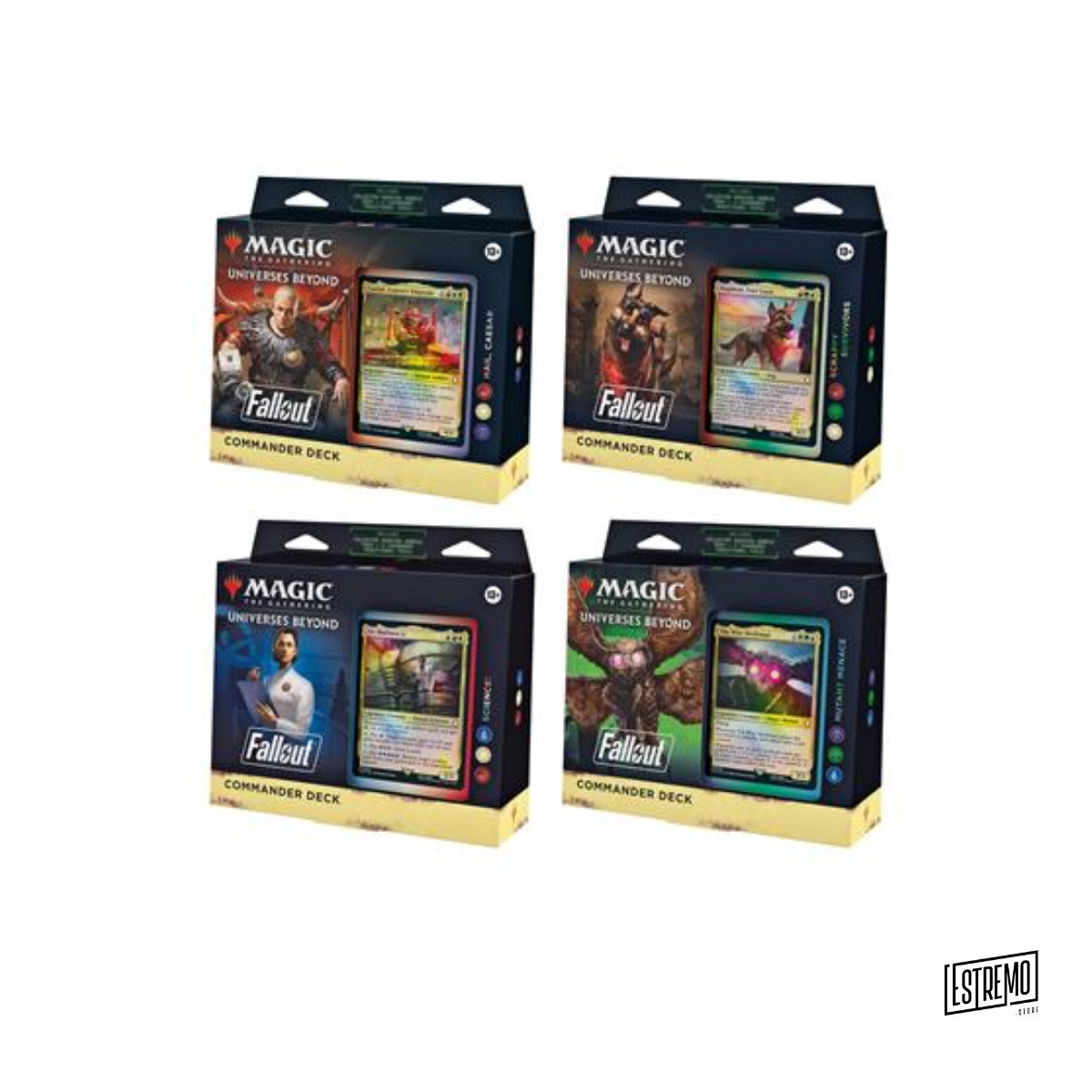 MTG - Commander Fallout Deck Display (4 Decks) - IT