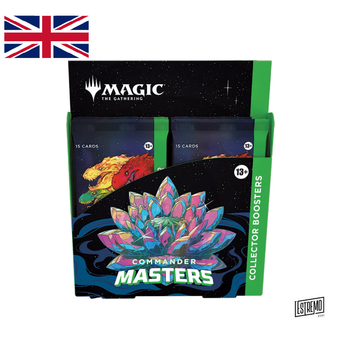 Mtg - Box Commander Masters Collector Booster 4 Bustine Inglese