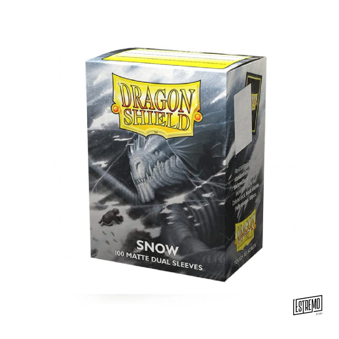 Dragon Shield Standard Size Dual Matte 100 Bustine Protettive Snow Nirin