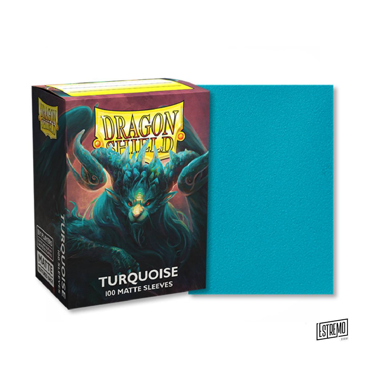 Dragon Shield Standard Size Matte 100 Bustine Protettive Turquoise