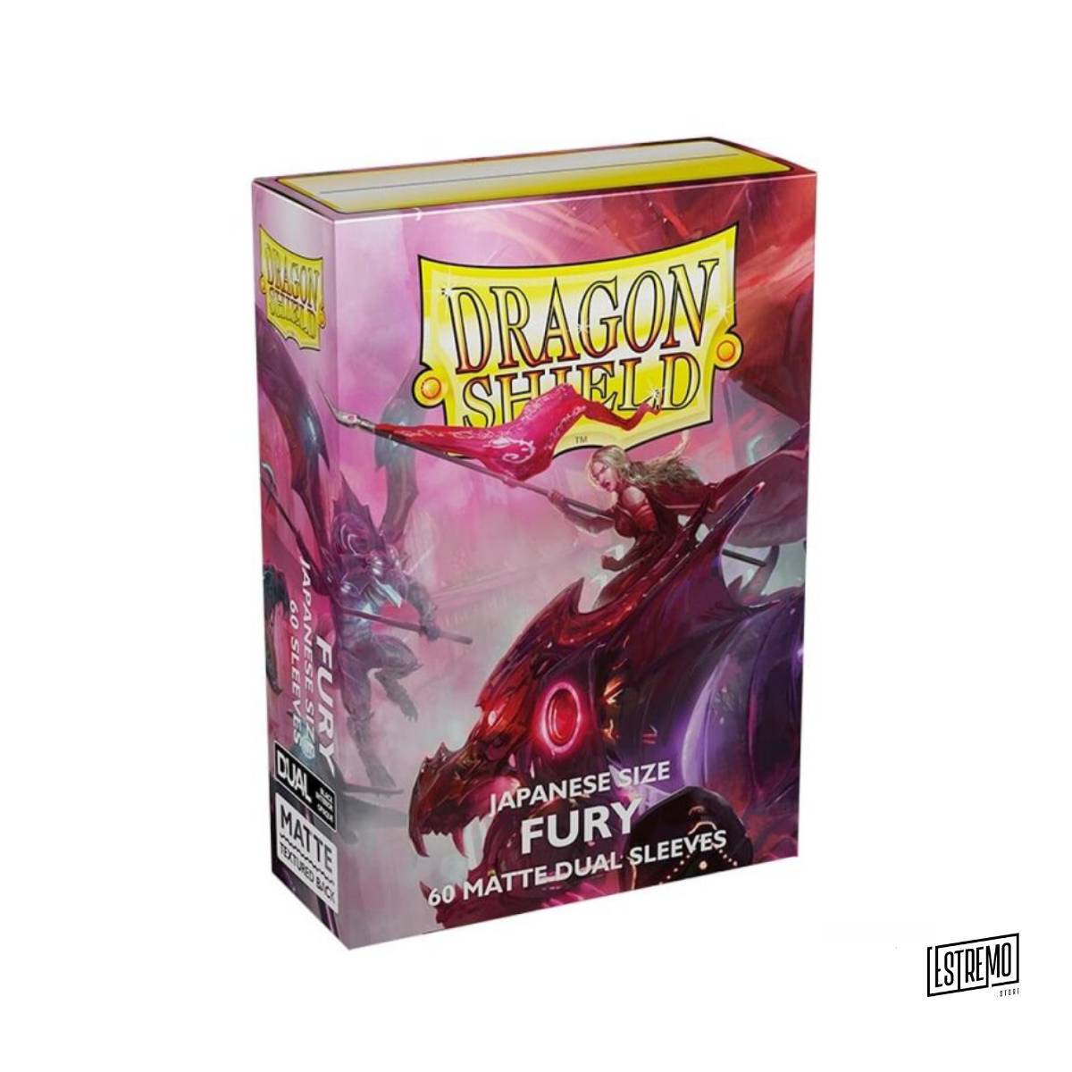 Dragon Shield Japanese Size Matte Dual Sleeves 60 Bustine Protettive Fury