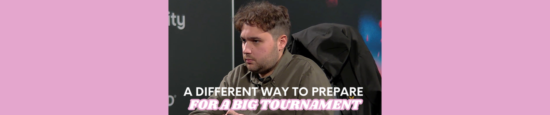 A DIFFERENT WAY TO PREPARE FOR A BIG TOURNAMENT