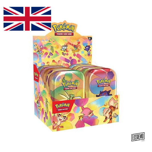 Pokémon - Mini Tin Box 151 Scarlatto & Violetto Collezione Inglese