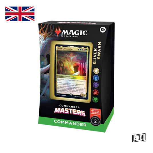Mtg - Box Commander Masters Sliver Swarm 1pz. Inglese