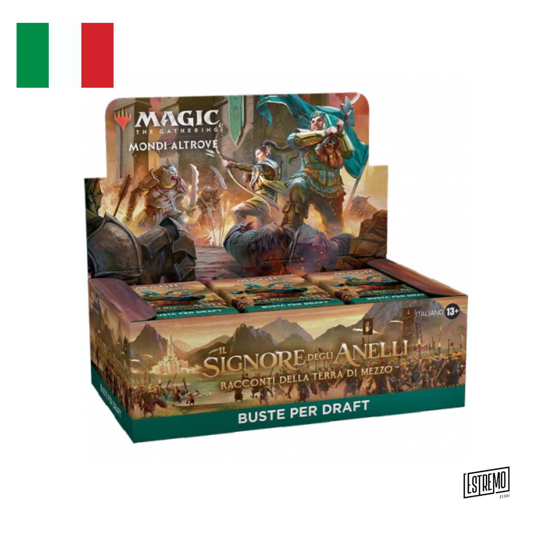 Mtg - Box The Lord Of The Rings: Tales Of Middle-Earth Draft Booster 36 Bustine Italiano