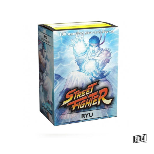 Dragon Shield Standard Size Art Matte 100 Bustine Protettive Street Fighter: Ryu