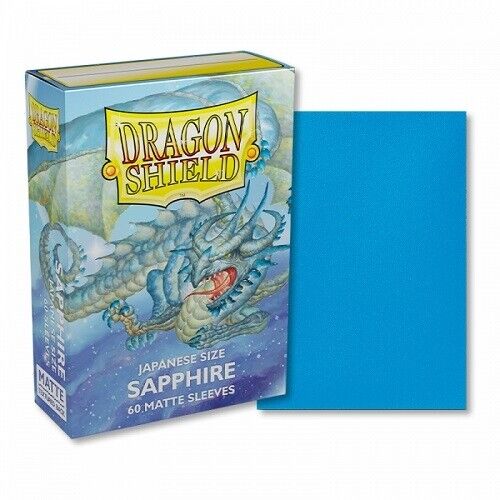 Dragon Shield Japanese Size Matte Sleeves 60 Bustine Protettive Sapphire