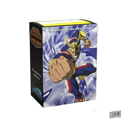 Dragon Shield Standard Size Matte My Hero Academia 100 Bustine Protettive All Might Punch