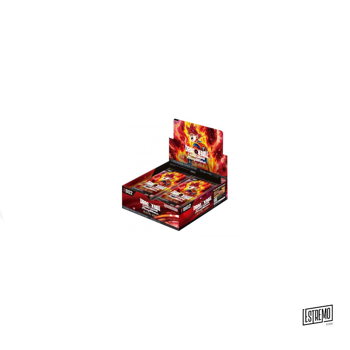 Dragon Ball Super Card Game: Fusion World - Blazing Aura FB-02 - Display da 24 Buste (ENG)
