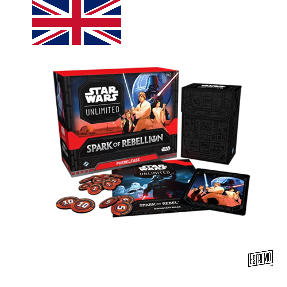 FFG - Star Wars: Unlimited - Spark Of Rebellion Prerelease Box - EN