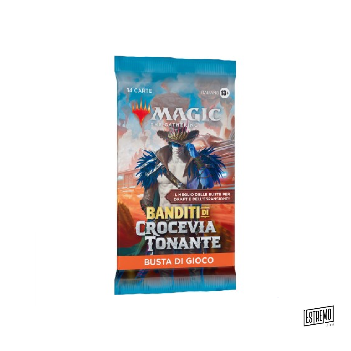 Banditi di Crocevia Tonante - Play Booster da 14 Carte (ENG)