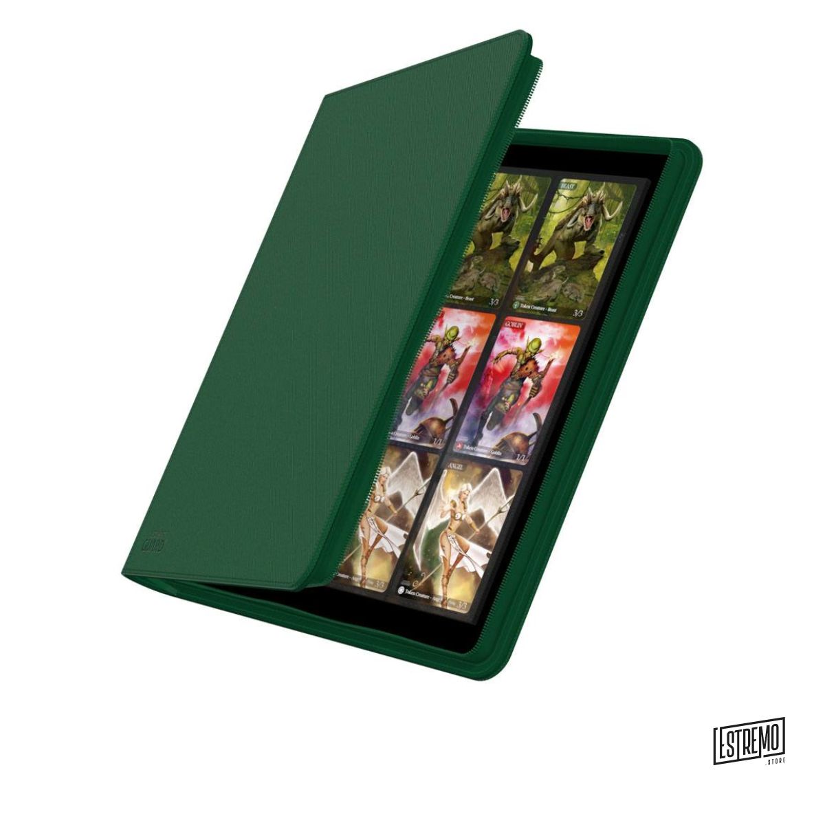 Ultimate Guard Zipfolio 480 24-Pocket Xenoskin - Green