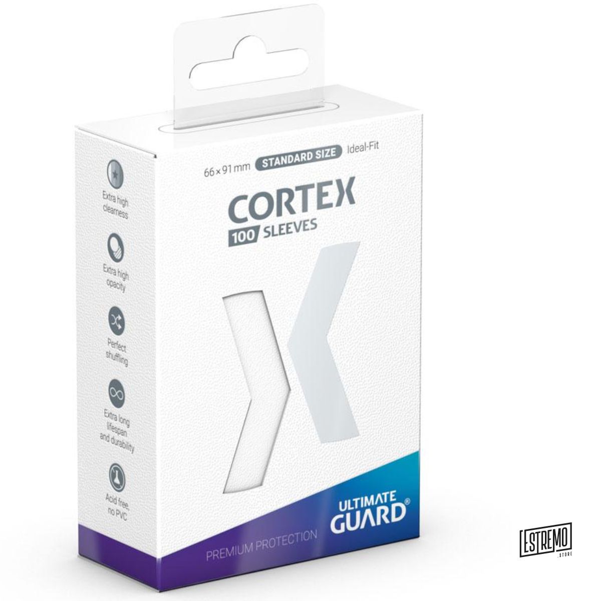 Ultimate Guard Cortex Sleeves Standard Size (100) - White