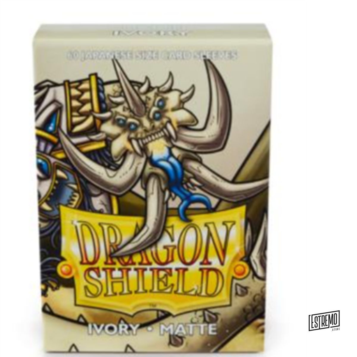 Dragon Shield Small Sleeves - Japanese Matte Ivory (60 Sleeves)