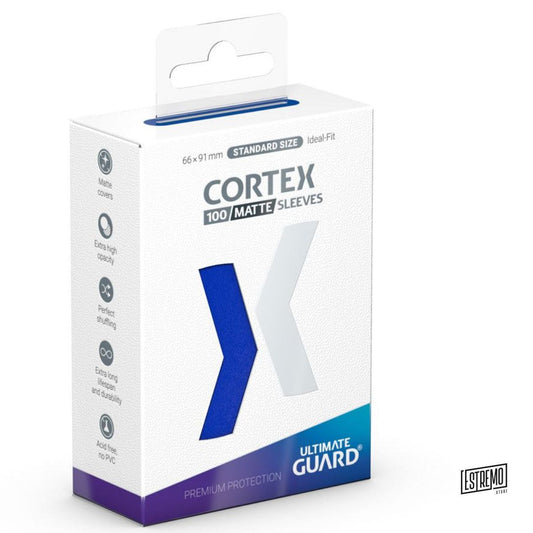 Ultimate Guard Cortex Sleeves Matte Standard Size (100) - Blue