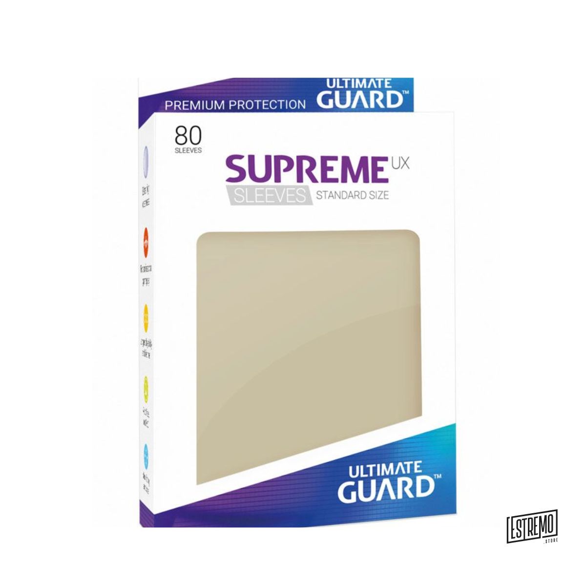 Ultimate Guard Supreme UX Sleeves Standard Size Sand (80)