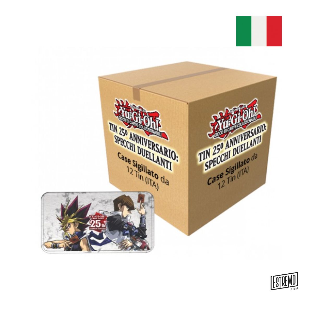 CASE 12x Tin 25° Anniversario: Specchi Duellanti