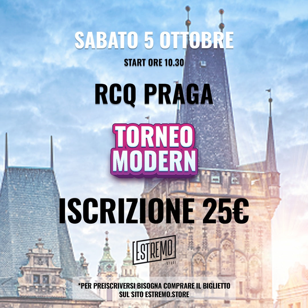 Biglietto RCQ PRAGA MODERN ESTREMO