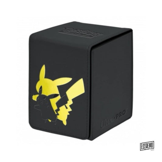 Ultra Pro - Porta Mazzo Alcove Flip Box Pokèmon Elite Series Pikachu