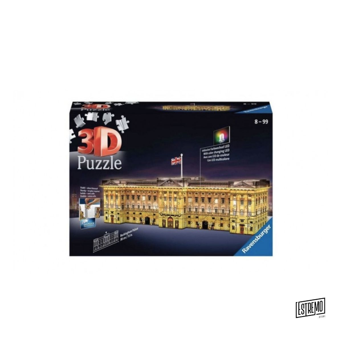 Puzzle 3D - Buckingham Palace Night Edition